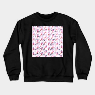 Love XOXO Cute Pattern Crewneck Sweatshirt